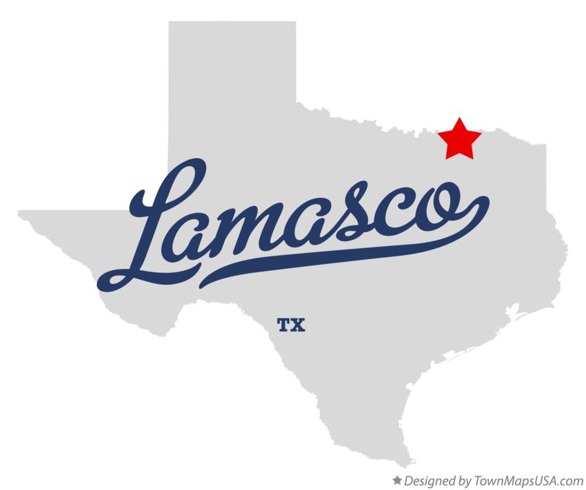 Map of Lamasco Texas TX