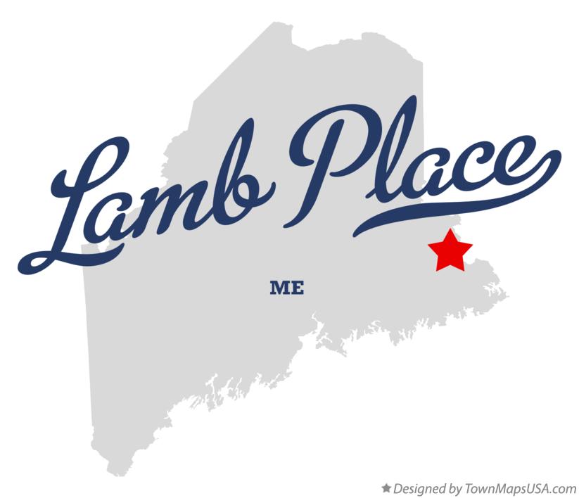 Map of Lamb Place Maine ME