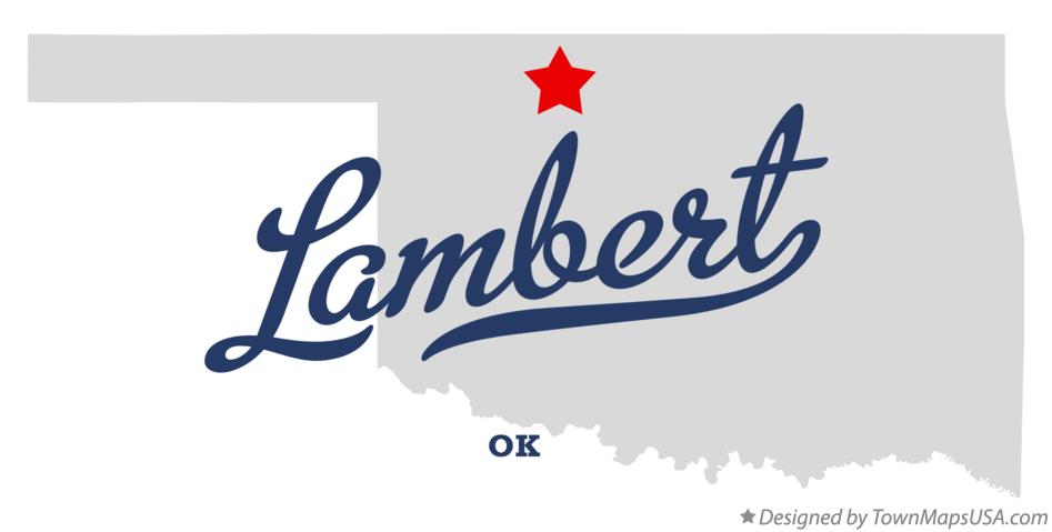 Map of Lambert Oklahoma OK