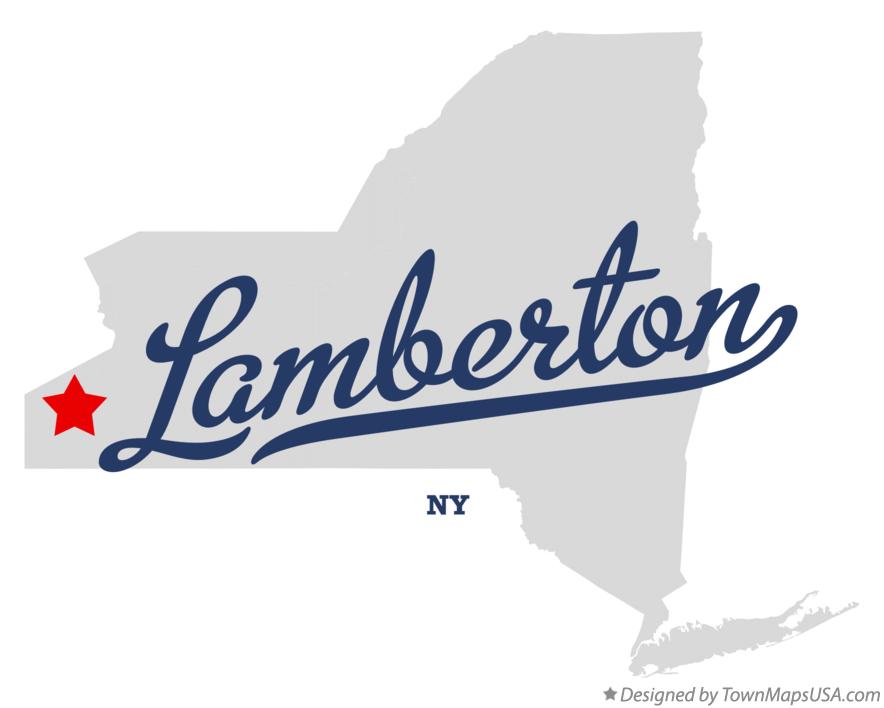 Map of Lamberton New York NY