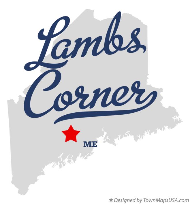 Map of Lambs Corner Maine ME