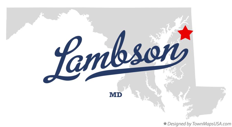 Map of Lambson Maryland MD