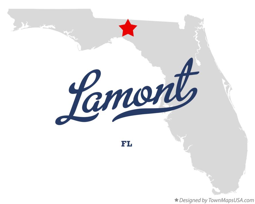 Map of Lamont Florida FL