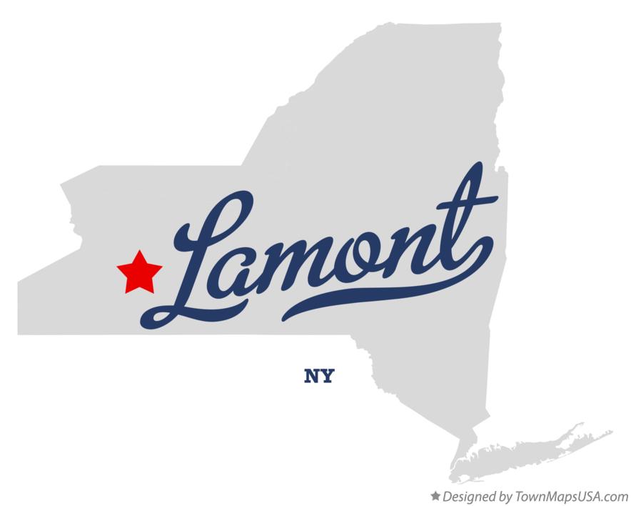 Map of Lamont New York NY