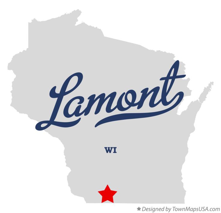 Map of Lamont Wisconsin WI