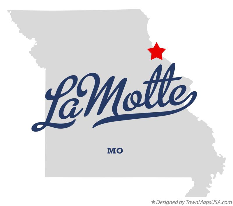 Map of LaMotte Missouri MO