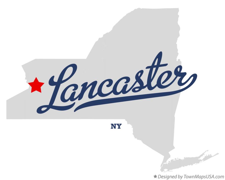 Map of Lancaster New York NY