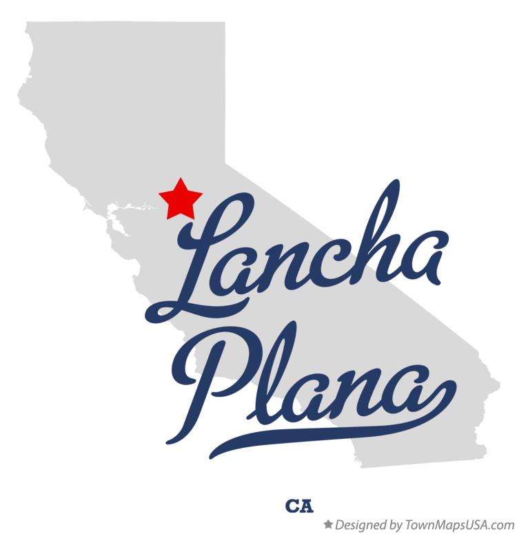 Map of Lancha Plana California CA