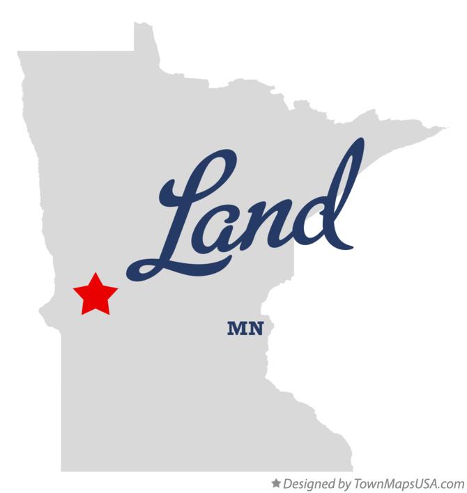 Map of Land Minnesota MN