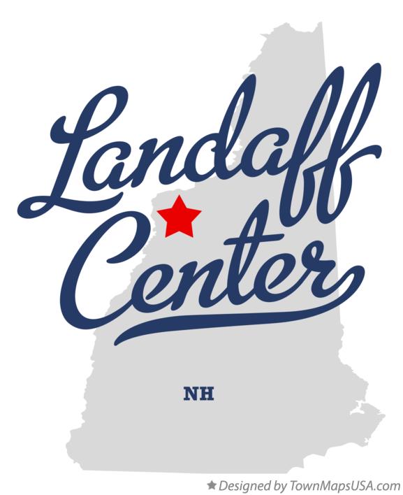 Map of Landaff Center New Hampshire NH