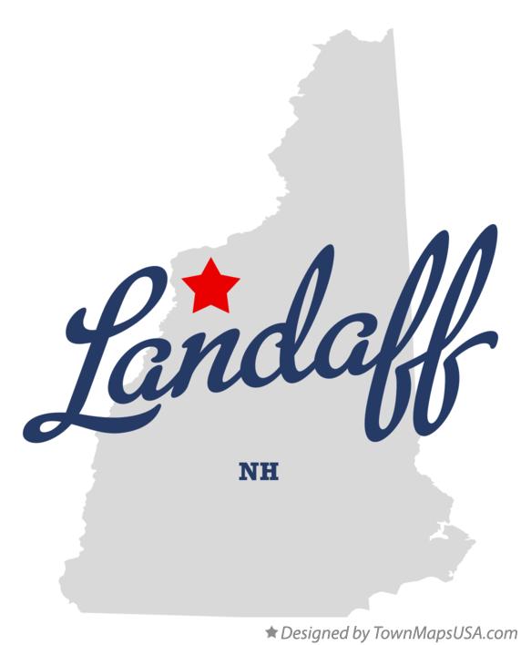 Map of Landaff New Hampshire NH