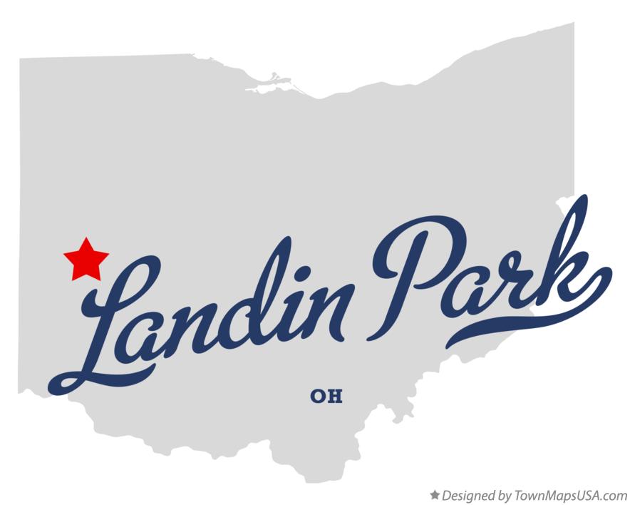 Map of Landin Park Ohio OH