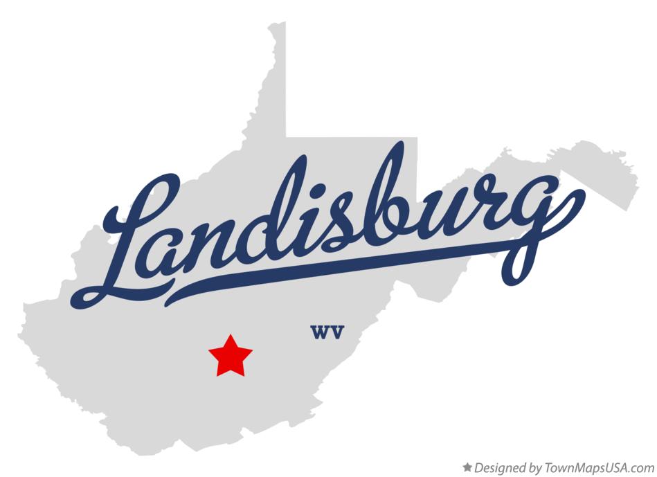 Map of Landisburg West Virginia WV