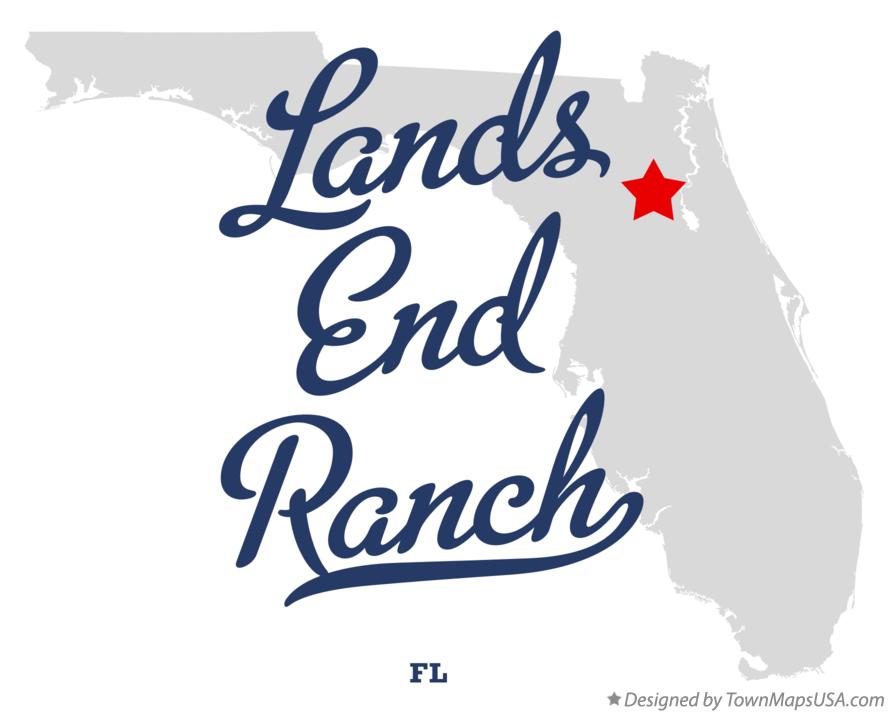 Map of Lands End Ranch Florida FL