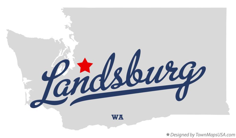Map of Landsburg Washington WA