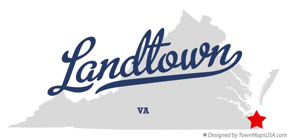 Map of Landtown Virginia VA