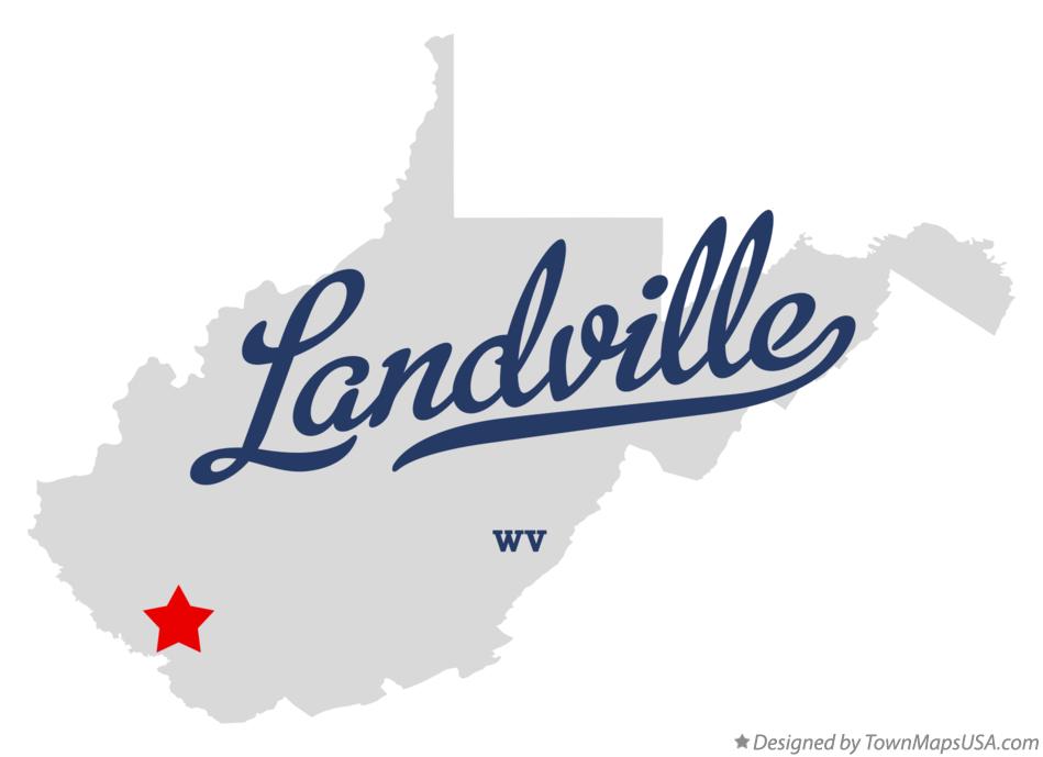 Map of Landville West Virginia WV