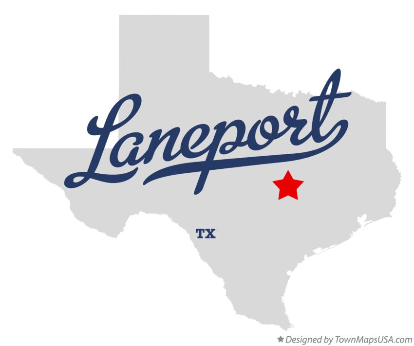 Map of Laneport Texas TX