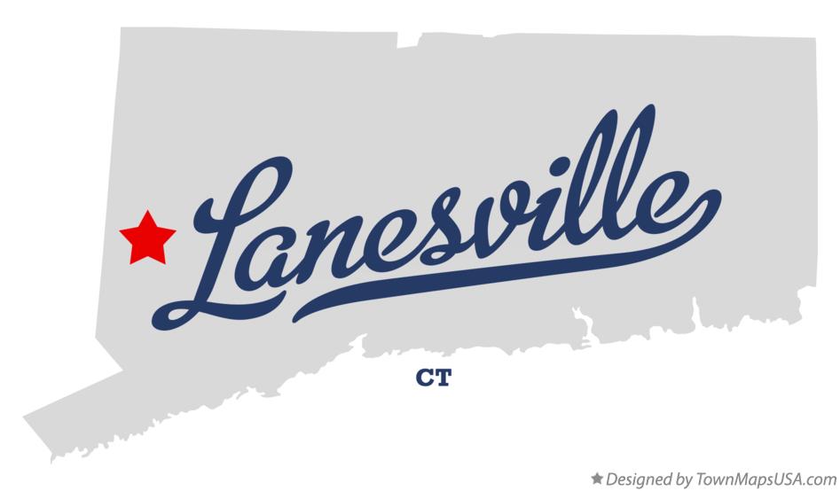 Map of Lanesville Connecticut CT