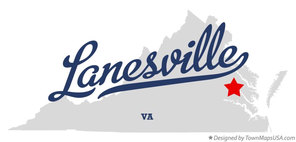 Map of Lanesville Virginia VA
