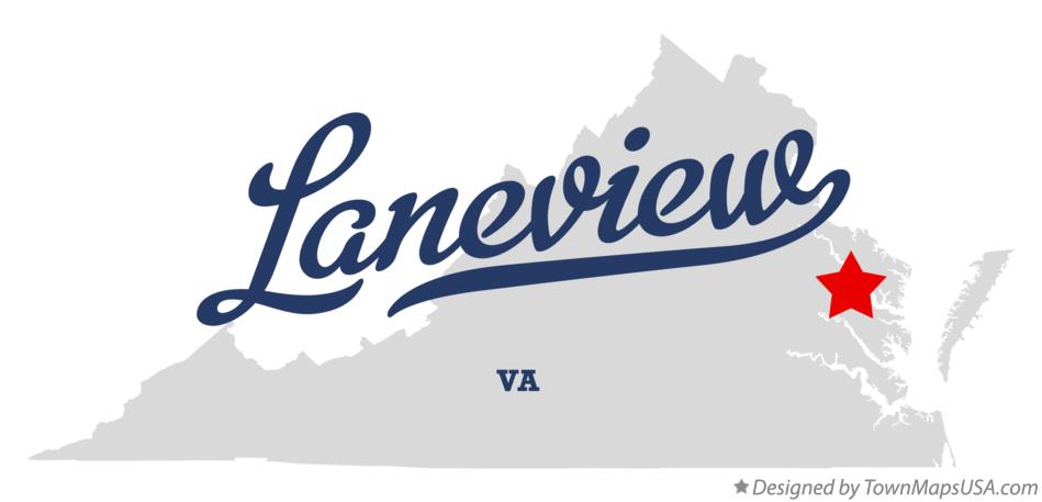 Map of Laneview Virginia VA