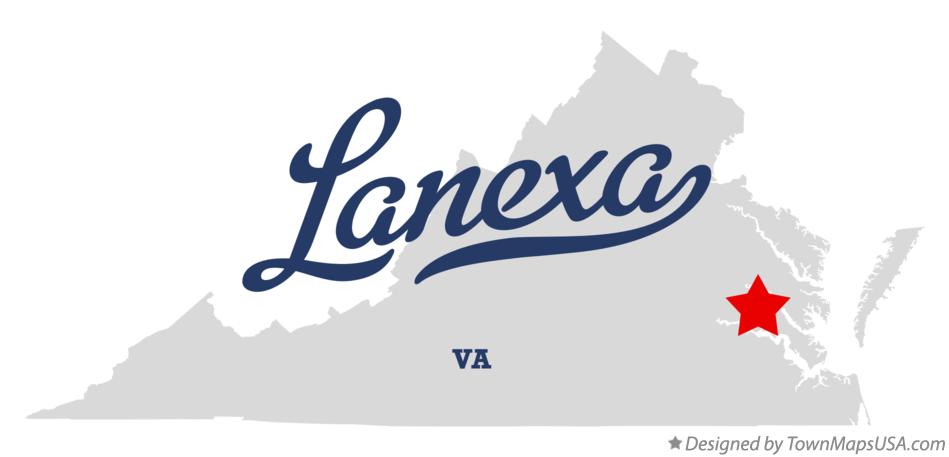 Map of Lanexa Virginia VA