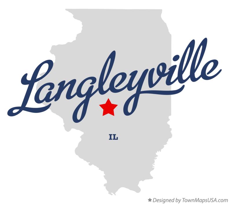 Map of Langleyville Illinois IL