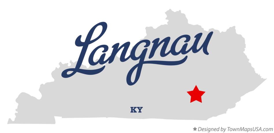 Map of Langnau Kentucky KY