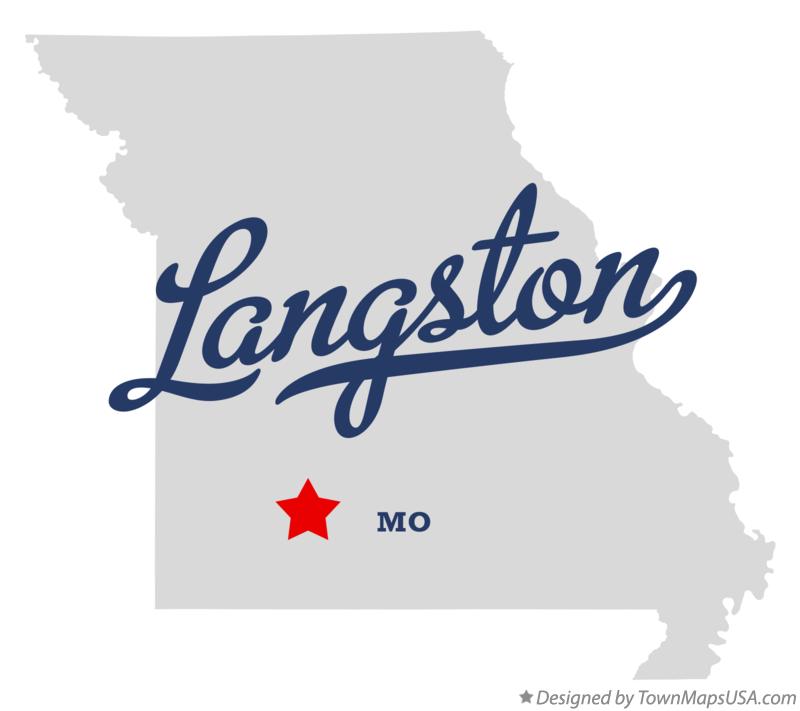 Map of Langston Missouri MO