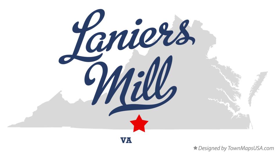 Map of Laniers Mill Virginia VA