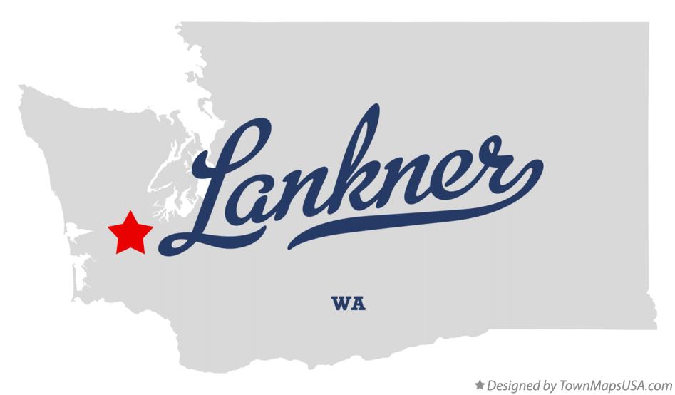 Map of Lankner Washington WA