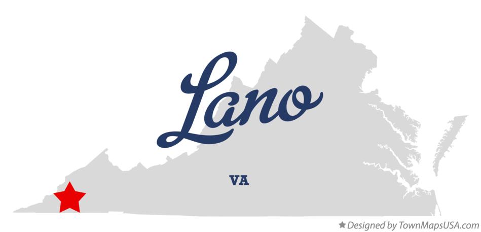Map of Lano Virginia VA