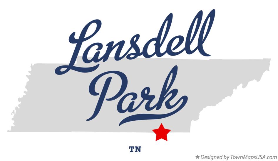 Map of Lansdell Park Tennessee TN