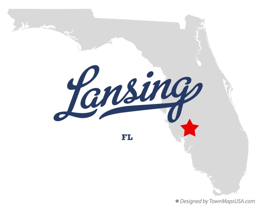 Map of Lansing Florida FL