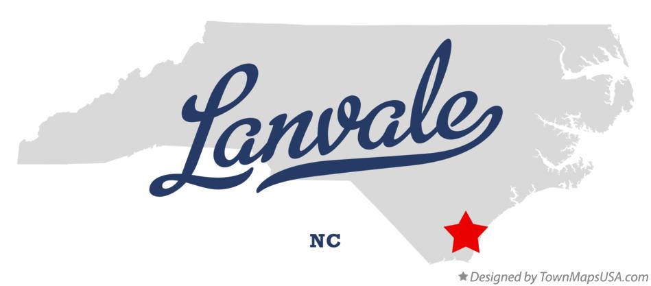 Map of Lanvale North Carolina NC