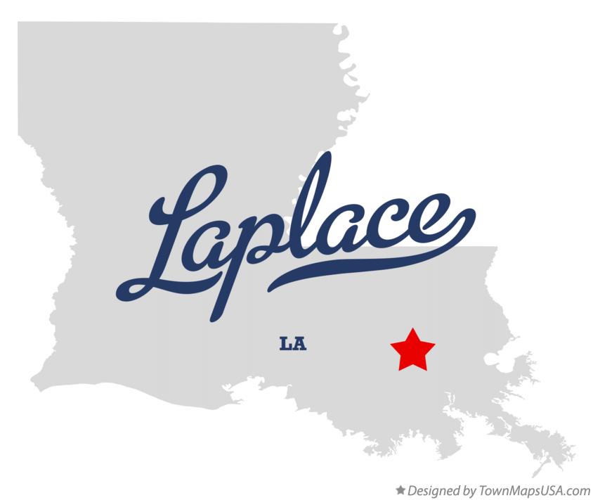 Map of Laplace Louisiana LA