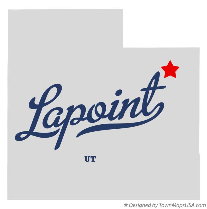 Map of Lapoint Utah UT