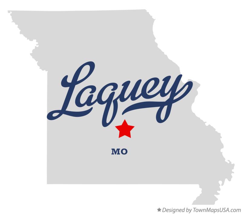 Map of Laquey Missouri MO