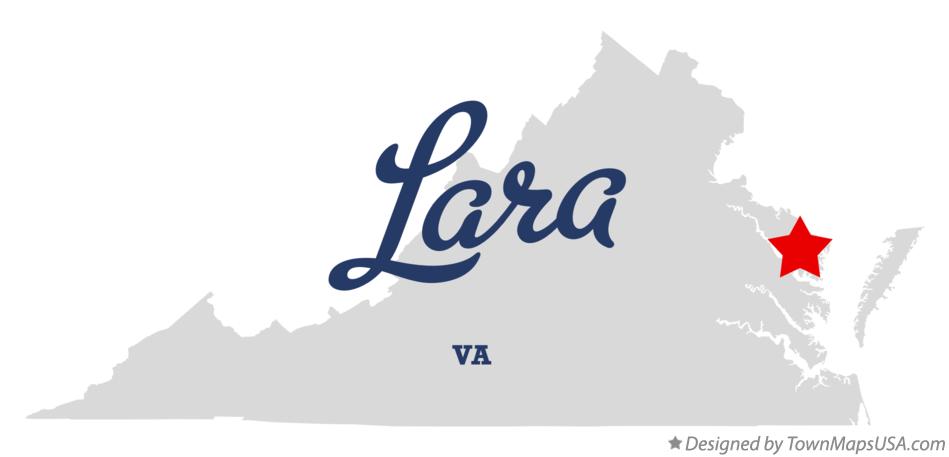 Map of Lara Virginia VA