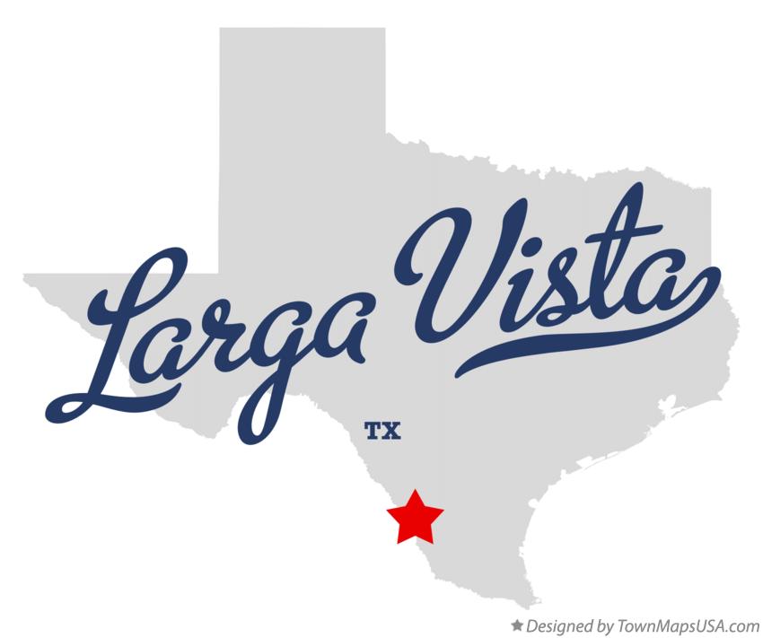 Map of Larga Vista Texas TX