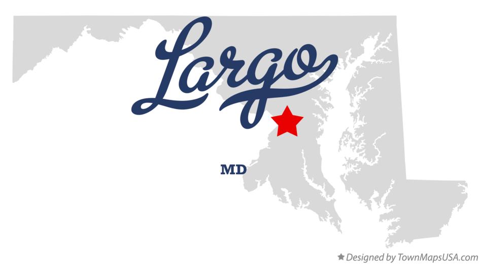 Map of Largo Maryland MD