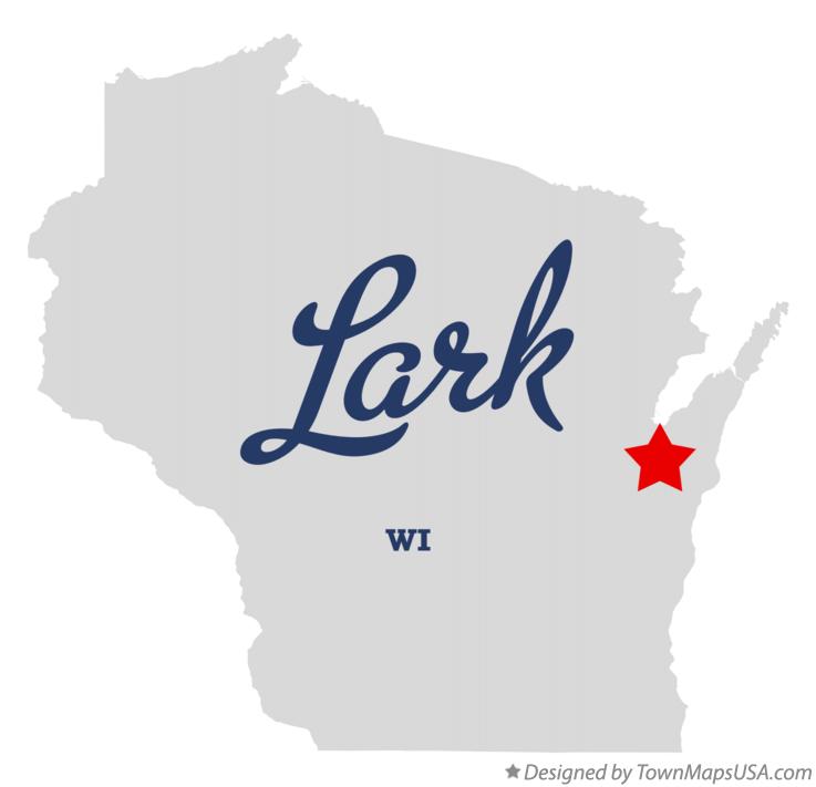 Map of Lark Wisconsin WI