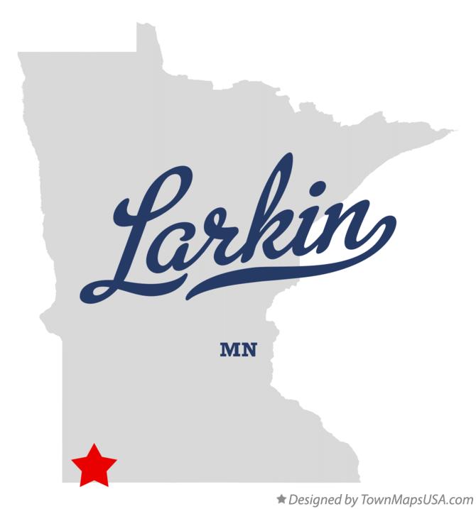 Map of Larkin Minnesota MN