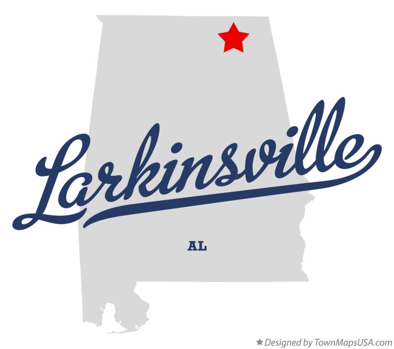 Map of Larkinsville Alabama AL