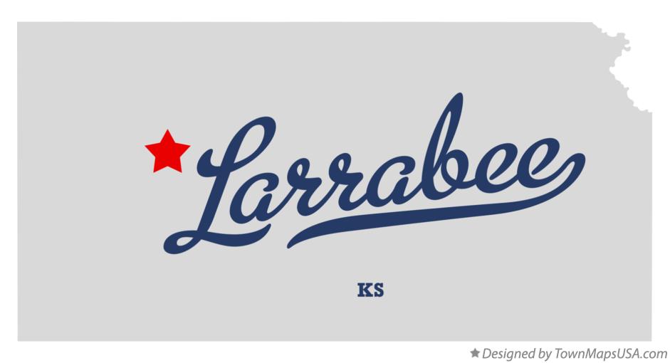 Map of Larrabee Kansas KS