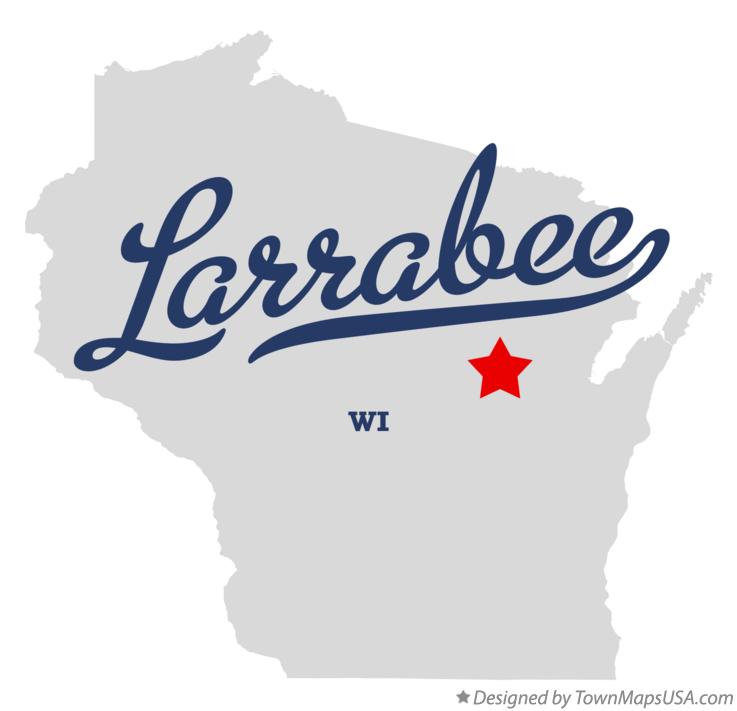 Map of Larrabee Wisconsin WI