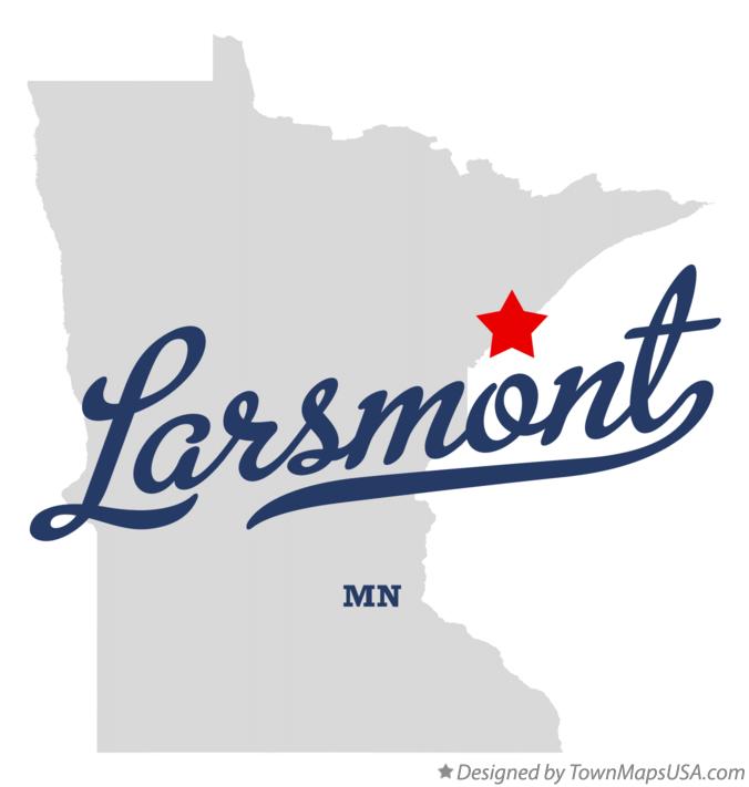 Map of Larsmont Minnesota MN