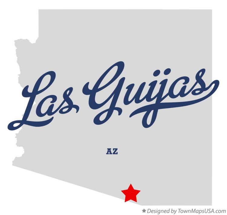 Map of Las Guijas Arizona AZ