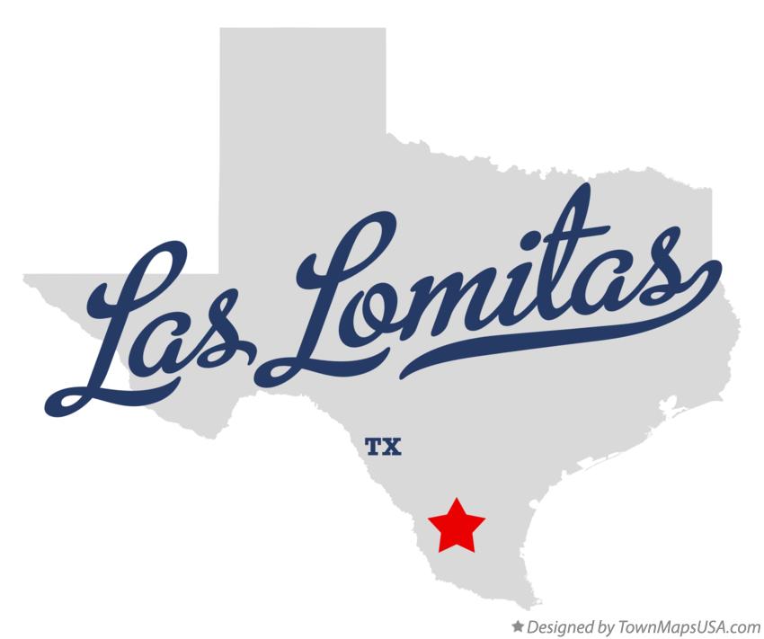 Map of Las Lomitas Texas TX