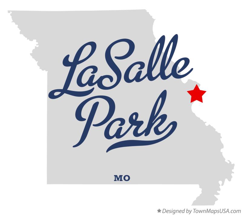 Map of LaSalle Park Missouri MO
